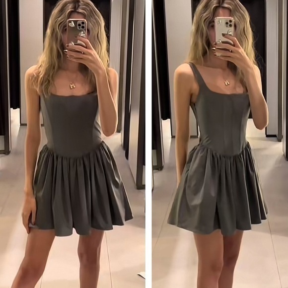Zara Dresses & Skirts - Zara NWT gathered corsetry inspired dress